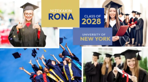 Graduation Announcement Twitter-opslag template