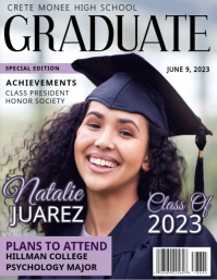 Graduation Announcement Flyer (US Letter) template