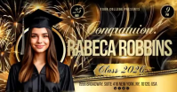 Graduation Announcement Facebook Shared Image Video template