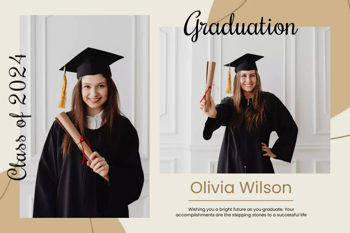 Graduation Announcement Flyer | PosterMyWall