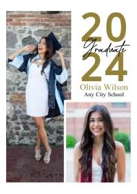 Graduation Announcement Flyer A3 template