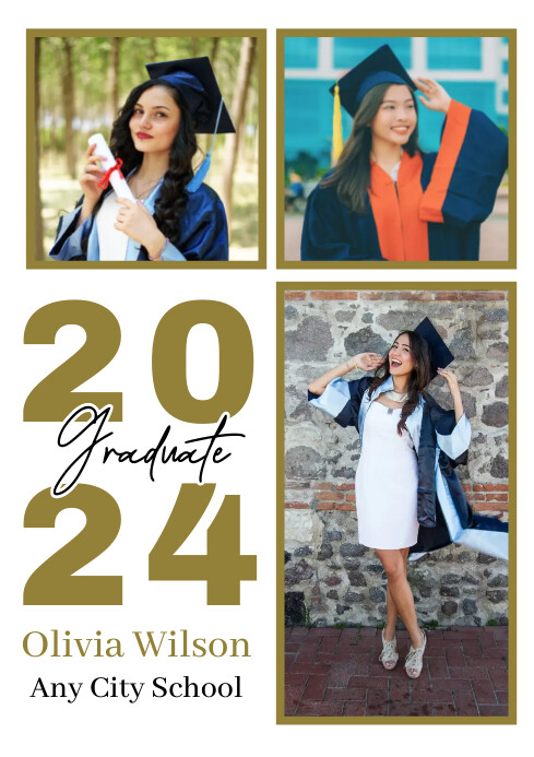 Graduation Announcement Flyer Template | PosterMyWall