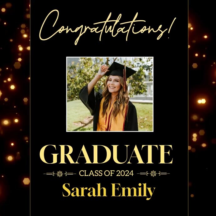 Ig Model Graduation Graduation announcement Instagram Template | PosterMyWall