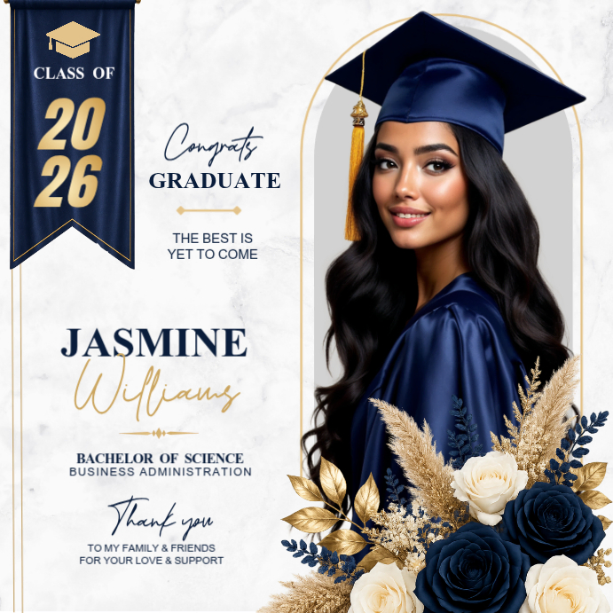 Graduation Announcement Template | PosterMyWall