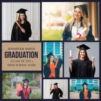 Graduation Announcement Photo Collage