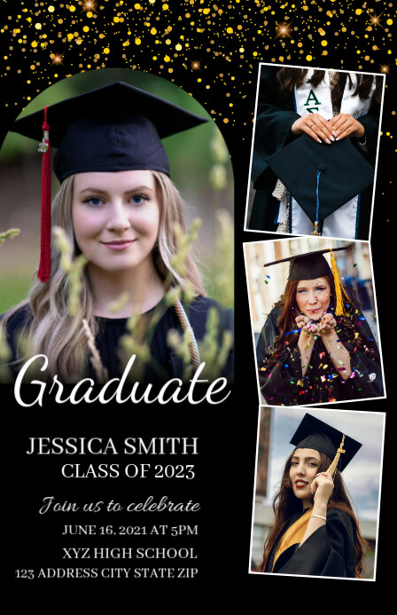 Graduation Announcement Template | PosterMyWall