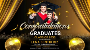 Graduation Announcement Twitter Post template