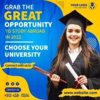 graduation banner Quadrado (1:1) template