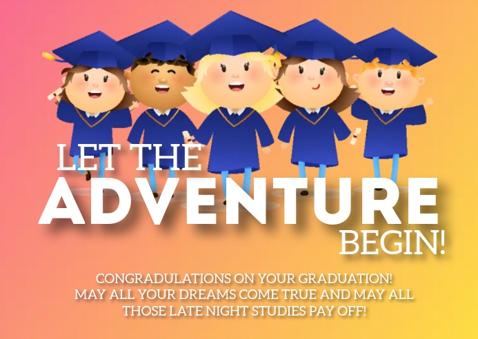 Graduation Best Good Wishes Card Template Postermywall Graduation Best Good Wishes Card Template Postermywall