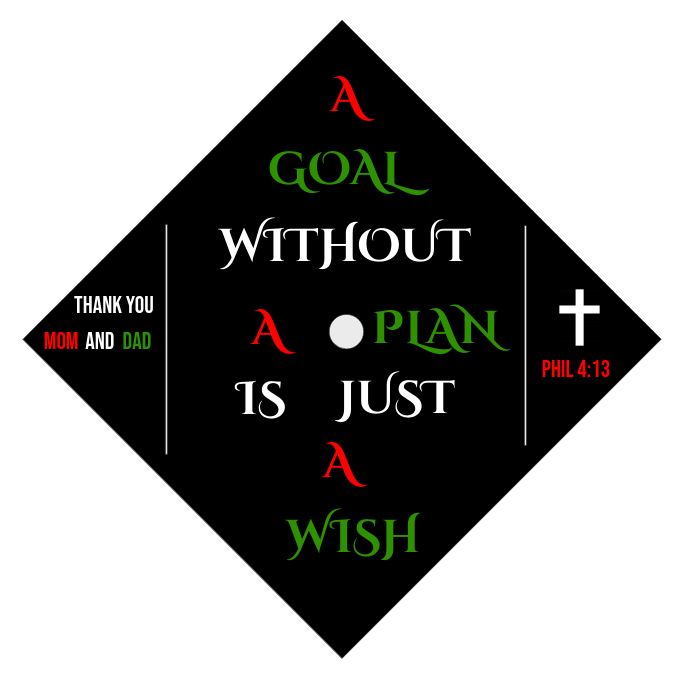 Graduation Cap Design Publicação no Instagram template