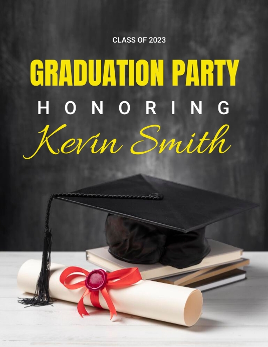 Copy of graduation celebrate flyer design | PosterMyWall