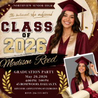 Graduation Celebration 2026 Instagram-Beitrag template