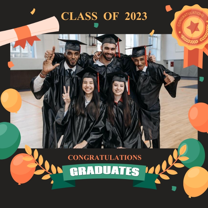 Graduation Celebration Ads Template | PosterMyWall