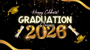 Graduation Celebration Day Ecrã digital (16:9) template