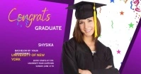 graduation celebration Facebook Shared Image template