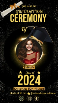 Graduation celebration Historia de Instagram template
