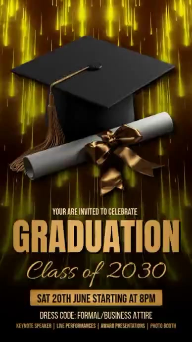 Graduation Celebration Template | PosterMyWall