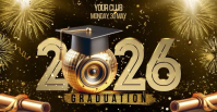 Graduation Celebration Facebook Event Cover Video template