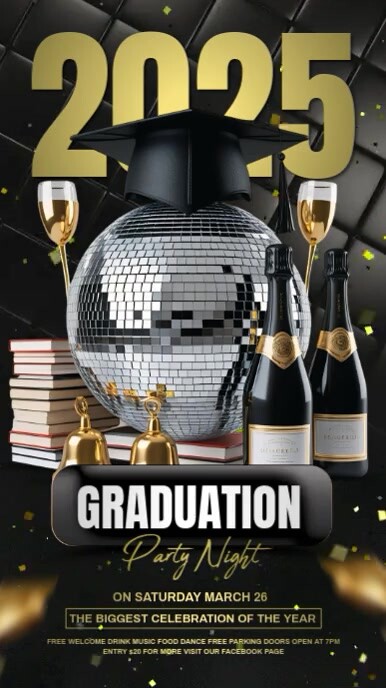 graduation celebration instagram story template