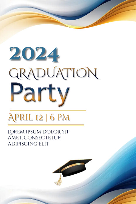 Graduation Party Banner 4' X 6' Template | PosterMyWall
