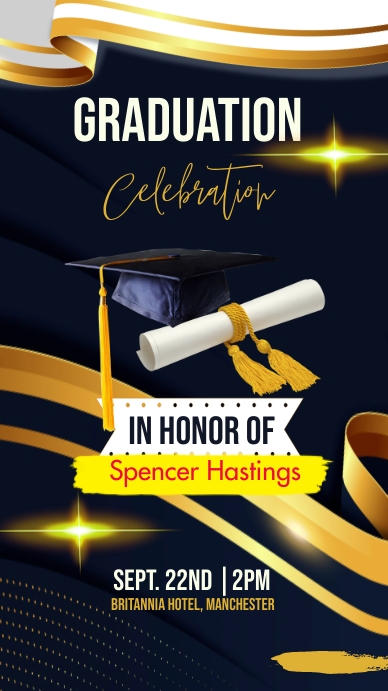 Graduation Celebration POSTER Template | PosterMyWall