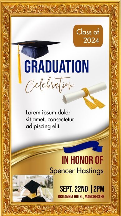Copy of Graduation Celebration POSTER | PosterMyWall