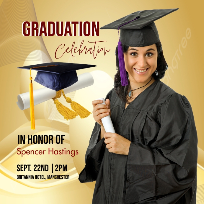 Copy of Graduation Celebration POSTER | PosterMyWall