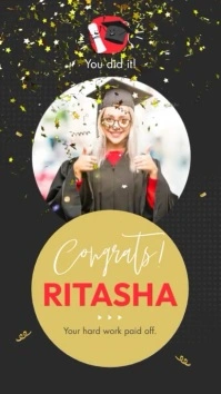 Graduation Celebration Template Instagram Story
