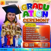 Graduation Ceremoney Preschool Post Instagram template