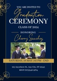 Happy Graduation Ads Template | PosterMyWall