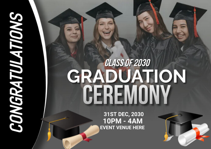 graduation ceremony Template | PosterMyWall