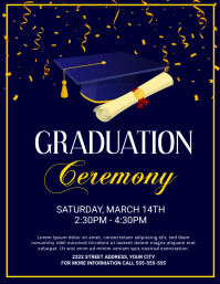 Graduation Ceremony Ads Template | PosterMyWall