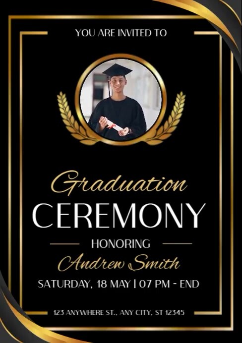 Sablon Graduation Modèle Graduation Ceremony | PosterMyWall