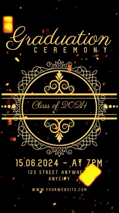 Graduation Ceremony Template | PosterMyWall