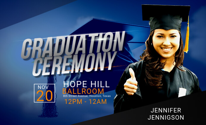 graduation ceremony Template | PosterMyWall