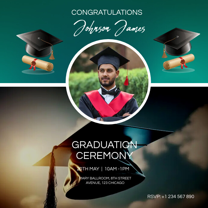 graduation ceremony Template | PosterMyWall