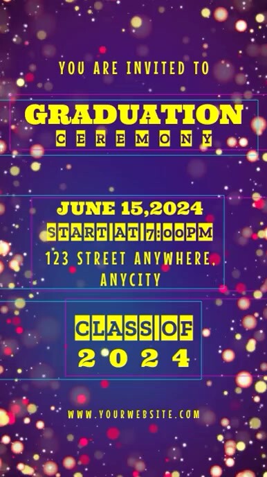 Graduation Ceremony Template | PosterMyWall
