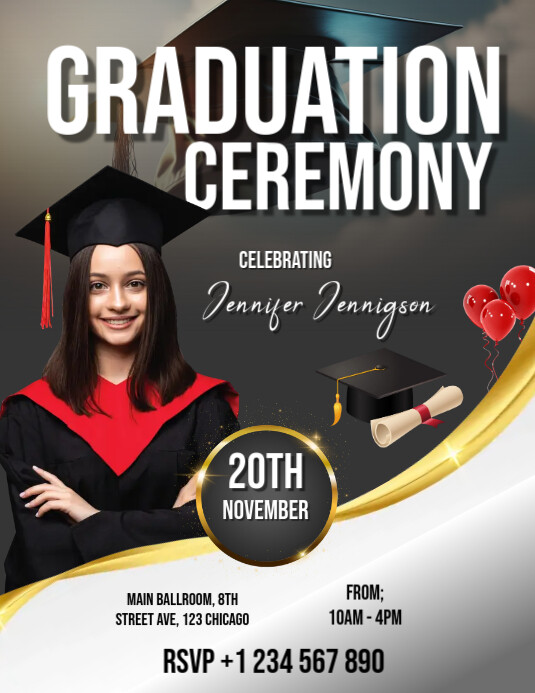graduation ceremony Template | PosterMyWall