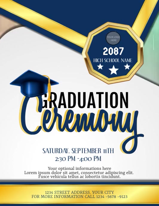 Copy of Graduation Ceremony | PosterMyWall