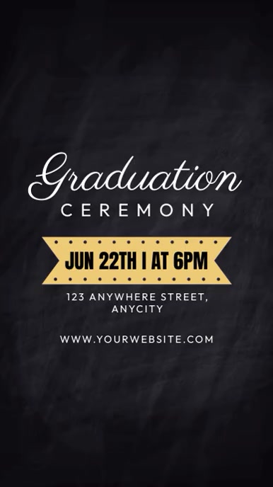 Graduation Ceremony Template | PosterMyWall