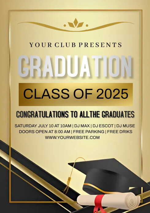 Graduation Ceremony Template PosterMyWall