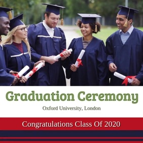 GRADUATION IV Template | PosterMyWall