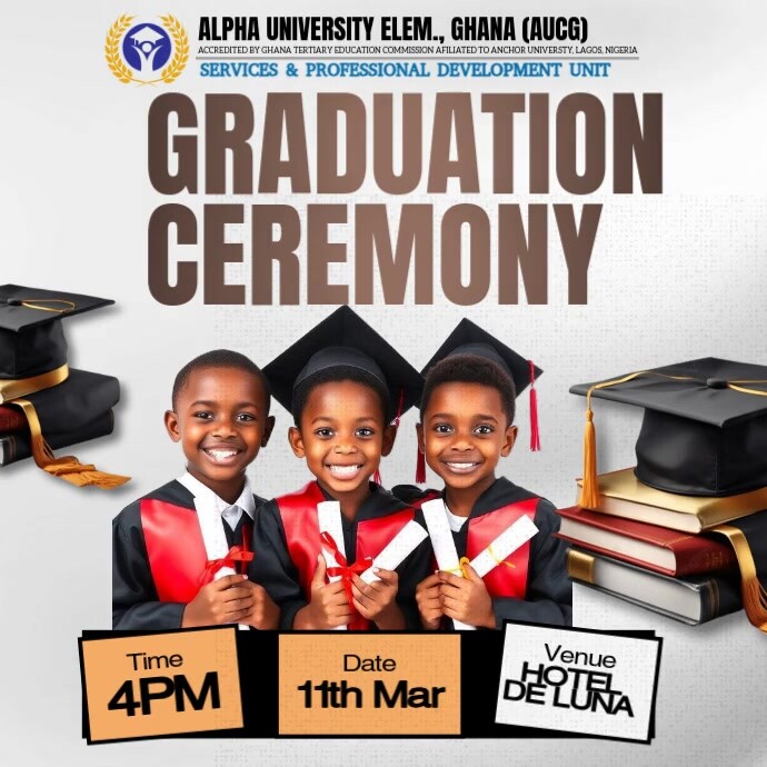 Graduation Ceremony Layout Template | PosterMyWall