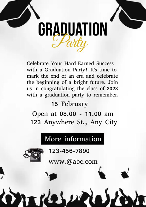 Graduation ceremony templates | PosterMyWall