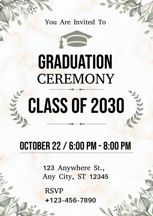 Graduation ceremony templates | PosterMyWall