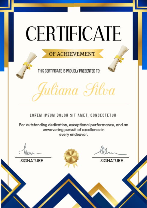 Graduation Certificate Template | PosterMyWall