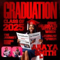 Graduation Class 2025 Instagram na Post template