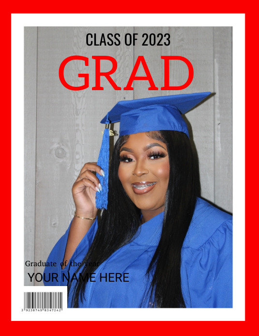 Magazine Template Graduation Style Kindergarten Graduation Magazine