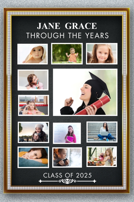 Graduation Collage Examples Graduation collage template | PosterMyWall