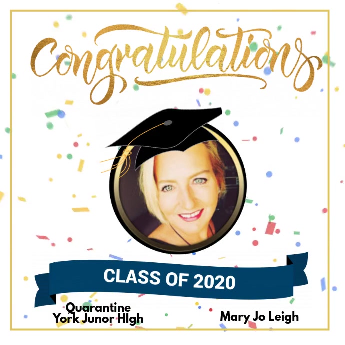 GRADUATION Confetti Vid Template | PosterMyWall GRADUATION Confetti Vid Template | PosterMyWall
